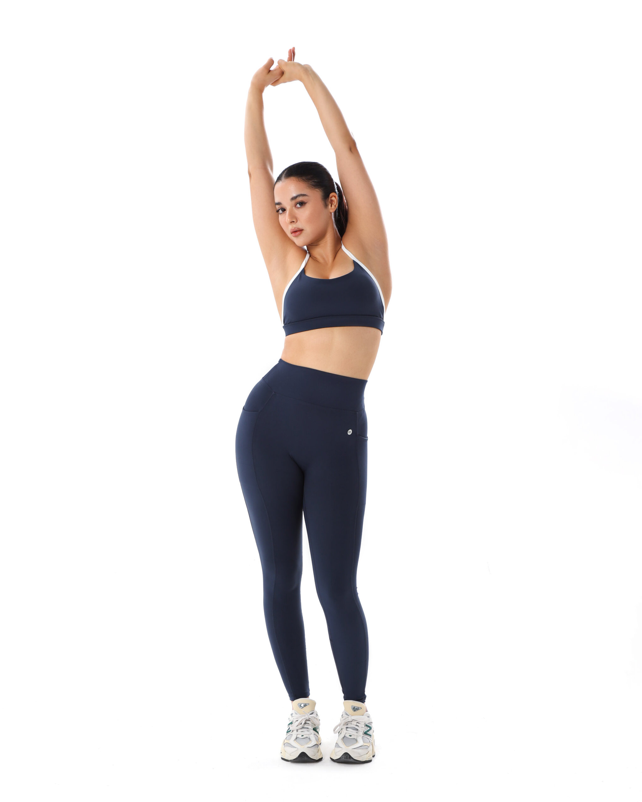 That Girl – Set - Dark Blue - Leggings & Short Sleeve - Image 4